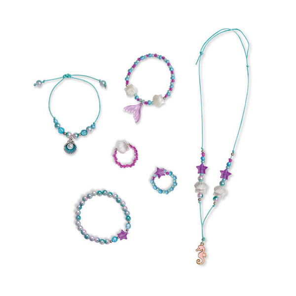 Zestaw kreatywny do tworzenia biżuterii Magiczny ocean 6+, Janod