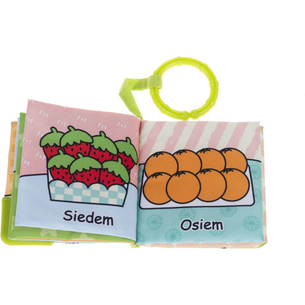 Książeczki Gryzaki 4W1 - zabawki edukacyjne dla dzieci 0 m+, Jolly Baby