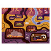 Puzzle dwustronne Las nad i pod ziemią 100 elementów 6+, Mudpuppy
