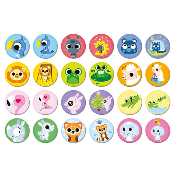 Gra edukacyjna Memory Emocje 24 elementy dla dzieci 2 lata+, Janod