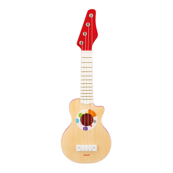 Gitara rockowa Confetti - instrument muzyczny dla dzieci, 3 lata+, Janod