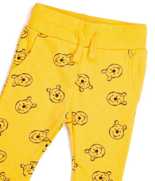 Sinsay Spodnie chłopięce niemowlęce z motywem Kubusia Puchatka