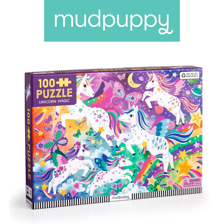 Puzzle edukacyjne Magiczne Jednorożce Mudpuppy