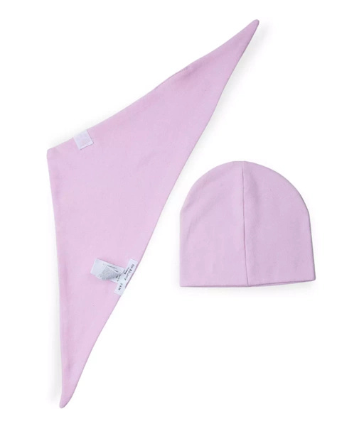 Sinsay Czapka i chusta dziecięca gładkie z króliczkiem