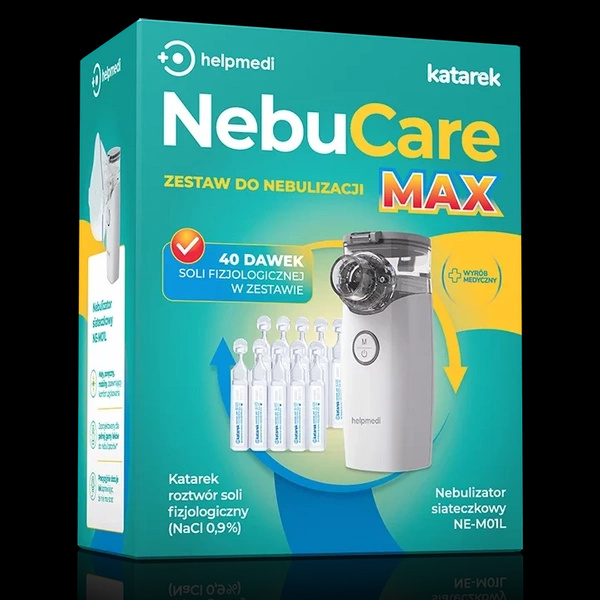 NebuCare MAX zestaw do nebulizacji Katarek / HelpMedi