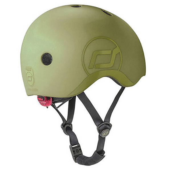 Scoot and Ride Kask dla dzieci 3+ rozm. S-M, kolor: Olive