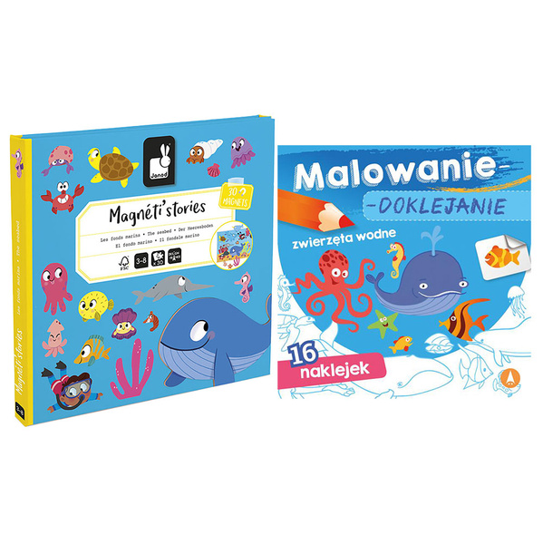 Magnetyczna układanka Podwodny świat Magneti'stories 3 lata+, Janod