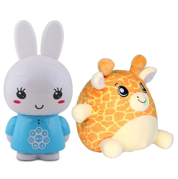 Zabawki interaktywne / edukacyjne - Króliczek Honey Bunny - niebieski, 0 m+, Alilo