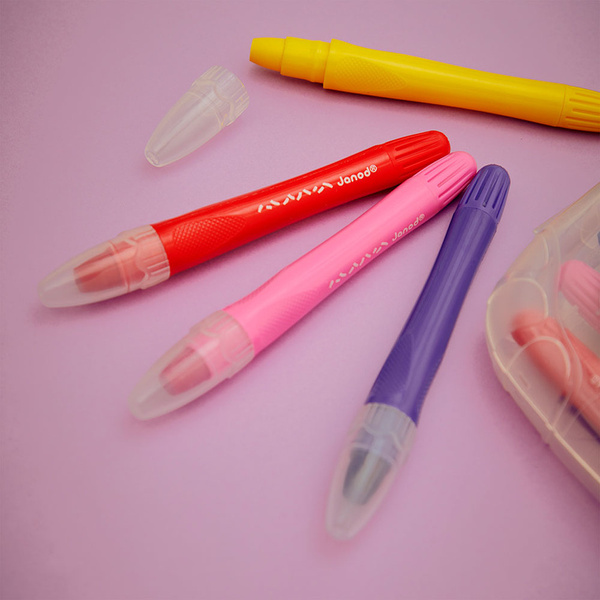 Zestaw kreatywny - Kredki żelowe 10 kolorów, dla dzieci, 3 lata+, Janod