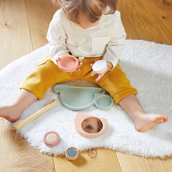 Drewniana układanka sensoryczna Ślimak Sweet Cocoon 12 m +, Janod