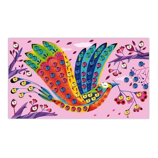 Zestaw kreatywny Urokliwe cekiny Cudowny ogród 5+, Janod