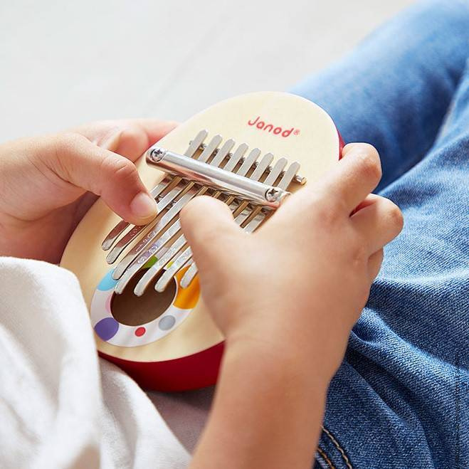Kalimba Janod Confetti edukacyjna zabawka muzyczna