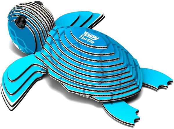 Układanka 3D Żółwik - puzzle przestrzenne zabawka kreatywna dla dzieci 6 lat+, Eugy