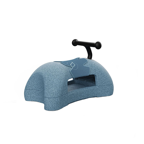 Scoot and Ride My First 3w1 pchacz, jeździk i deska na kółkach dla dzieci 6 m+, kolor: Steel