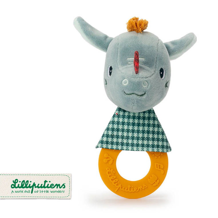 Gryzak i grzechotka Lilliputiens Smok Joe dla niemowląt