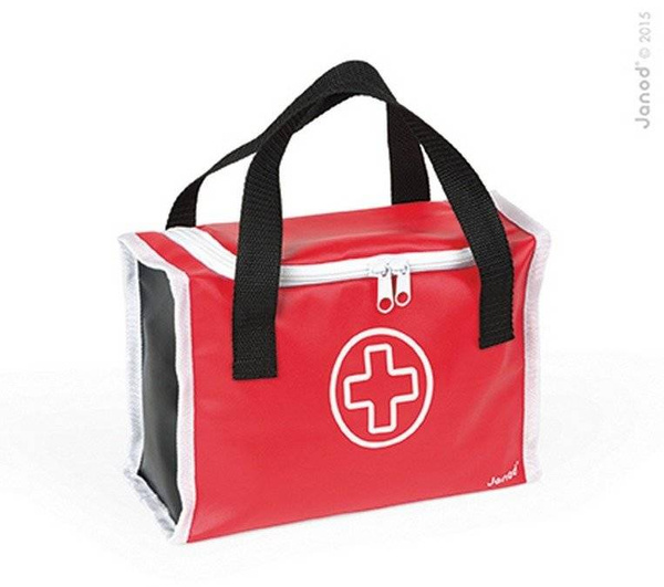 Zestaw lekarza dla dzieci z 10 akcesoriami, Janod