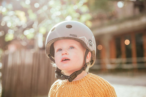 Scoot and Ride HK1 Lifestyle 2w1 jeździk i hulajnoga dla dzieci 1-5 lat, kolor: Brown Lines