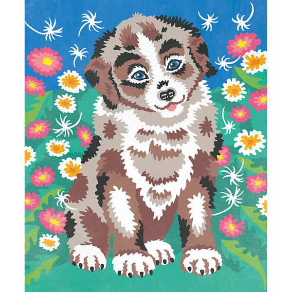 Zestaw kreatywny Malowanie po numerach Małe zwierzątka 2 obrazy 7+, Janod