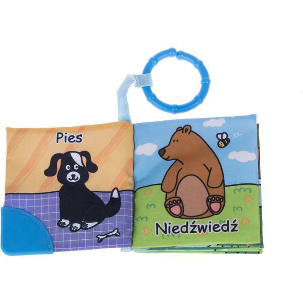 Książeczki Gryzaki 4W1 - zabawki edukacyjne dla dzieci 0 m+, Jolly Baby