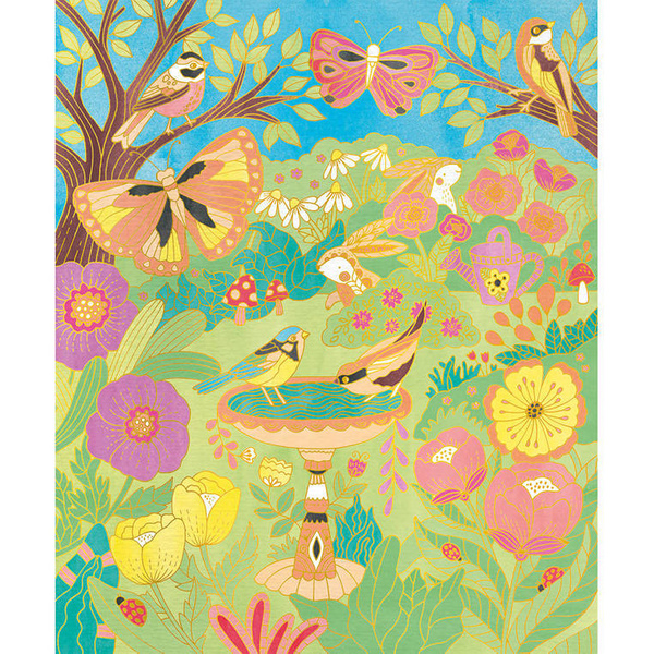 Zestaw kreatywny Złote kontury Ogród 6+, Janod