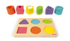 Układanka drewniana sensoryczna Kształty i dźwięki, Janod