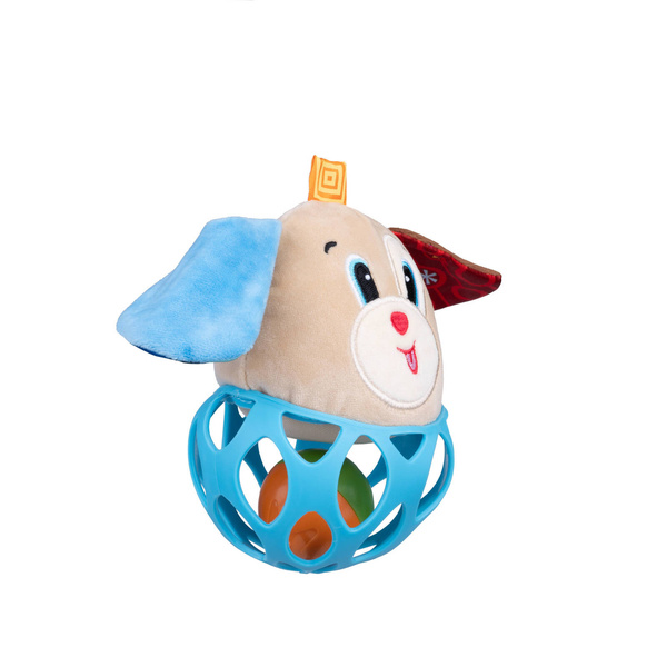 Dumel Sensoryczna Piłka/Grzechotka Pies, Balibazoo