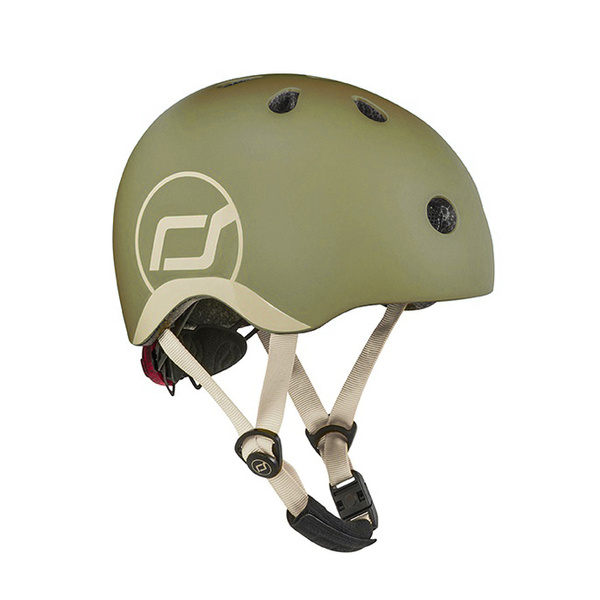 Scoot and Ride Kask dla dzieci 1-5 lat rozm. XXS-S, kolor: Olive