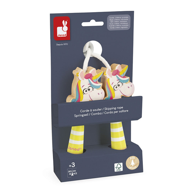 Skakanka Jednorożec Janod – zabawka edukacyjna dla dzieci