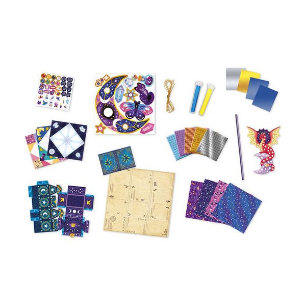 Multizestaw kreatywny 9 dekoracji Szkoła magii 7+, Janod