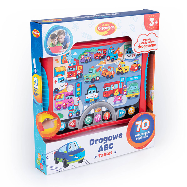Tablet Drogowe Abc zabawka edukacyjna z zasadami ruchu drogowego, 3+, Dumel