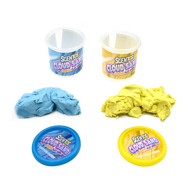 Pachnący Piasek Kinetyczny - Zestaw 2 szt., mix kolorów, 3 lata +, Scentos