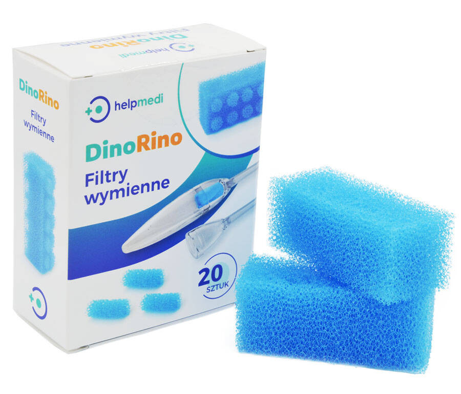 Wymienne filtry do aspiratora DinoRino HelpMedi – filtr do aspiratora