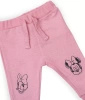 Sinsay Różowe spodnie dziewczęce dresowe, z motywem disney