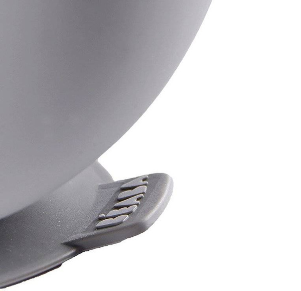 Silikonowa miseczka z przyssawką grey, Beaba
