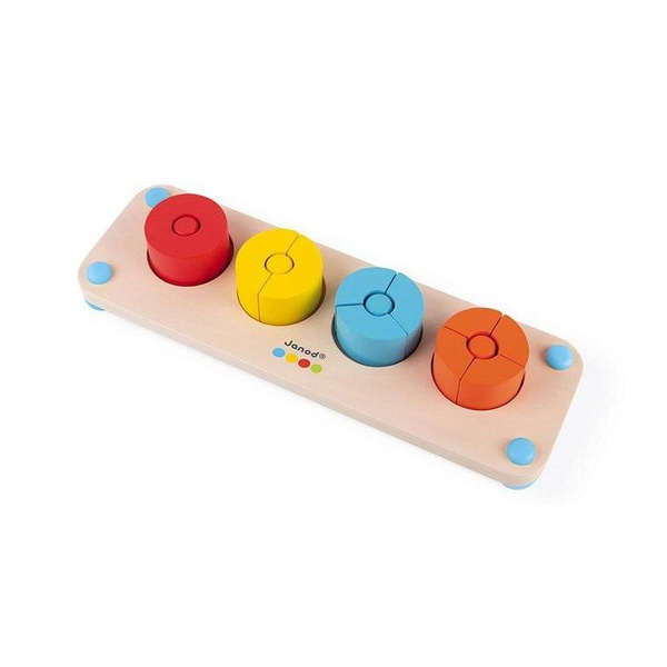 Drewniana układanka Ułamki Essentiel, Janod