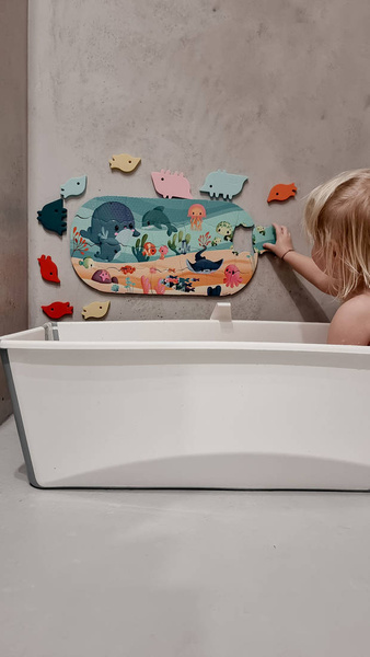 Puzzle do kąpieli Ocean 28 elementów 3+, Janod