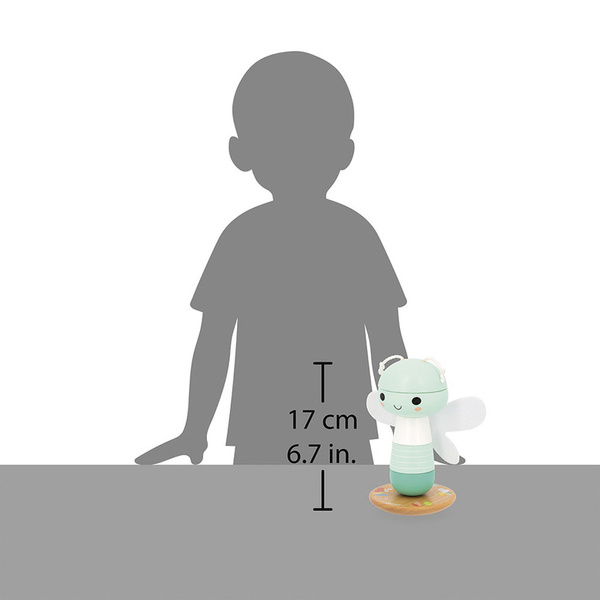 Układanka piramida drewniana Ważka Pure 12 m+, Janod