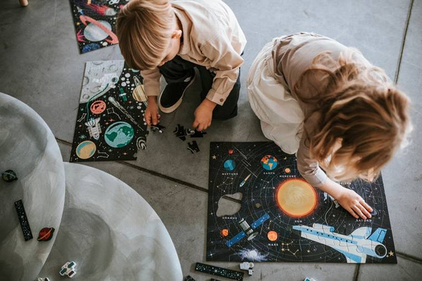 Puzzle świecące w ciemności Kosmos 100 elementów 5+, Mudpuppy