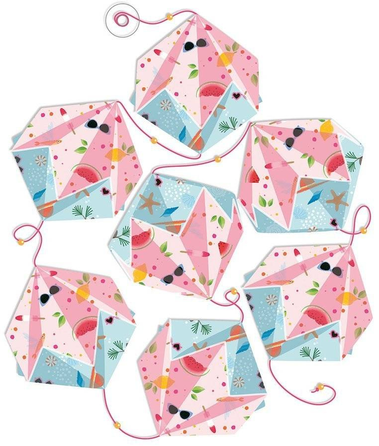 Zestaw kreatywny do origami Janod kolorowe wzory