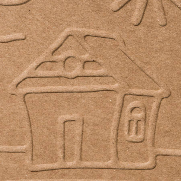 Wypukła kolorowanka dotykowa Zwierzęta, brązowa - eko, Robot Manufacture