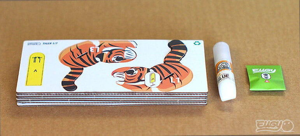 Układanka Puzzle 3D Tygrys - zestaw kreatywny dla dzieci 6 lat+, Eugy