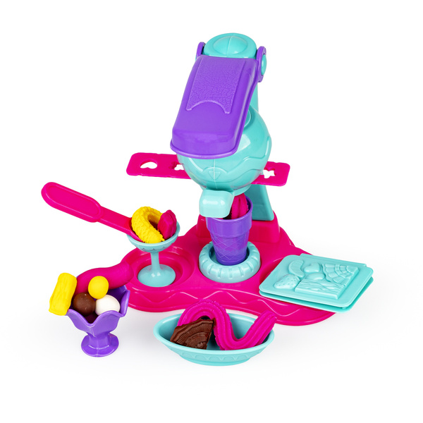 Zestaw Maszyna do lodów - ciastolina dla dzieci, 3 lata+, Scentos