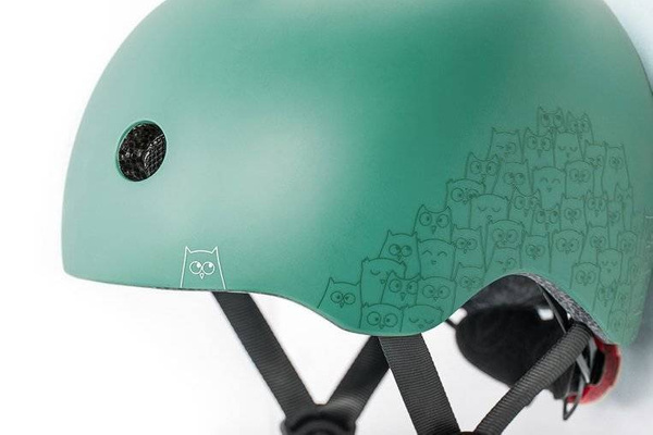 Scoot and Ride Kask dla dzieci 1-5 lat rozm. XXS-S z odblaskami, kolor: Forest Owl