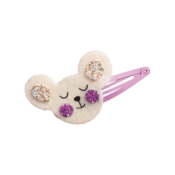 Zestaw kreatywny do tworzenia biżuterii Brokatowe spinki dla dzieci, 5 lat+, Janod