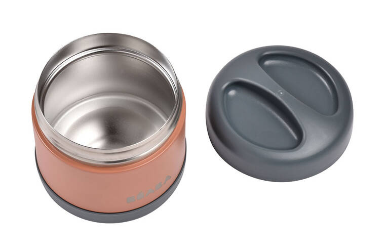 Termos obiadowy Beaba terracotta 500ml - komfort i bezpieczeństwo