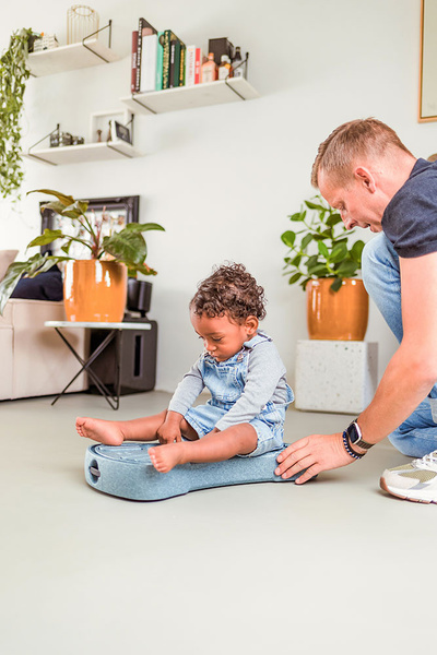 Scoot and Ride My First 3w1 pchacz, jeździk i deska na kółkach dla dzieci 6 m+, kolor: Steel