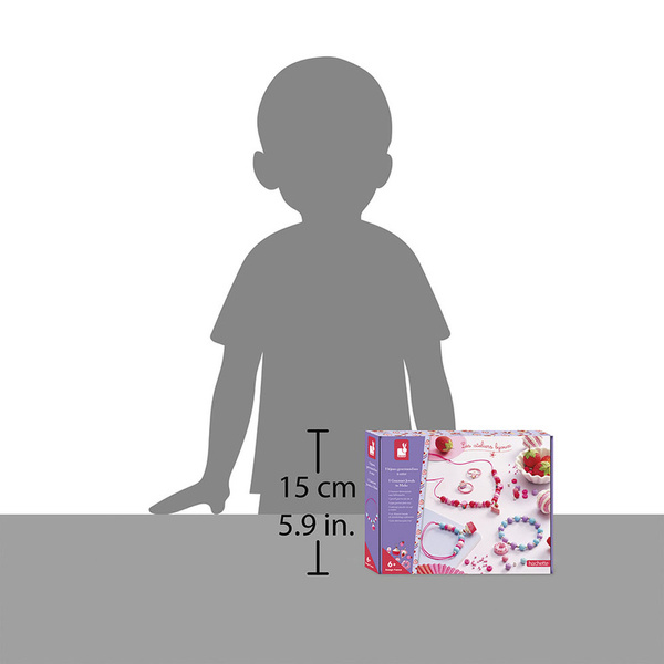 Zestaw kreatywny do tworzenia biżuterii Słodkości dla dzieci 6 lat+, Janod