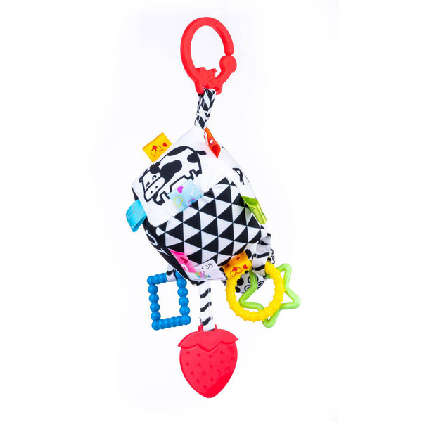 Zawieszka do wózka łóżeczka Kostka Sensory, Balibazoo