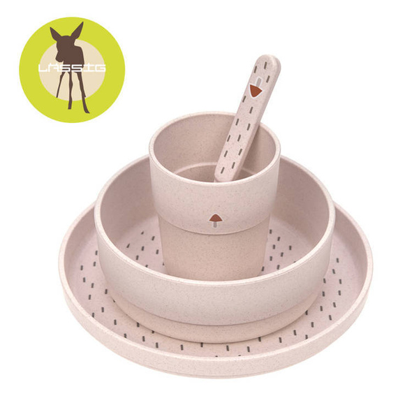 Komplet naczyń dla dzieci Little Forest Zajączek, Lassig