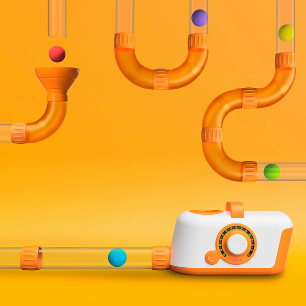 Dmuchawa do Piłek Air Toobz - klocki konstrukcyjne dla dzieci, 3+, Fat Brain Toys